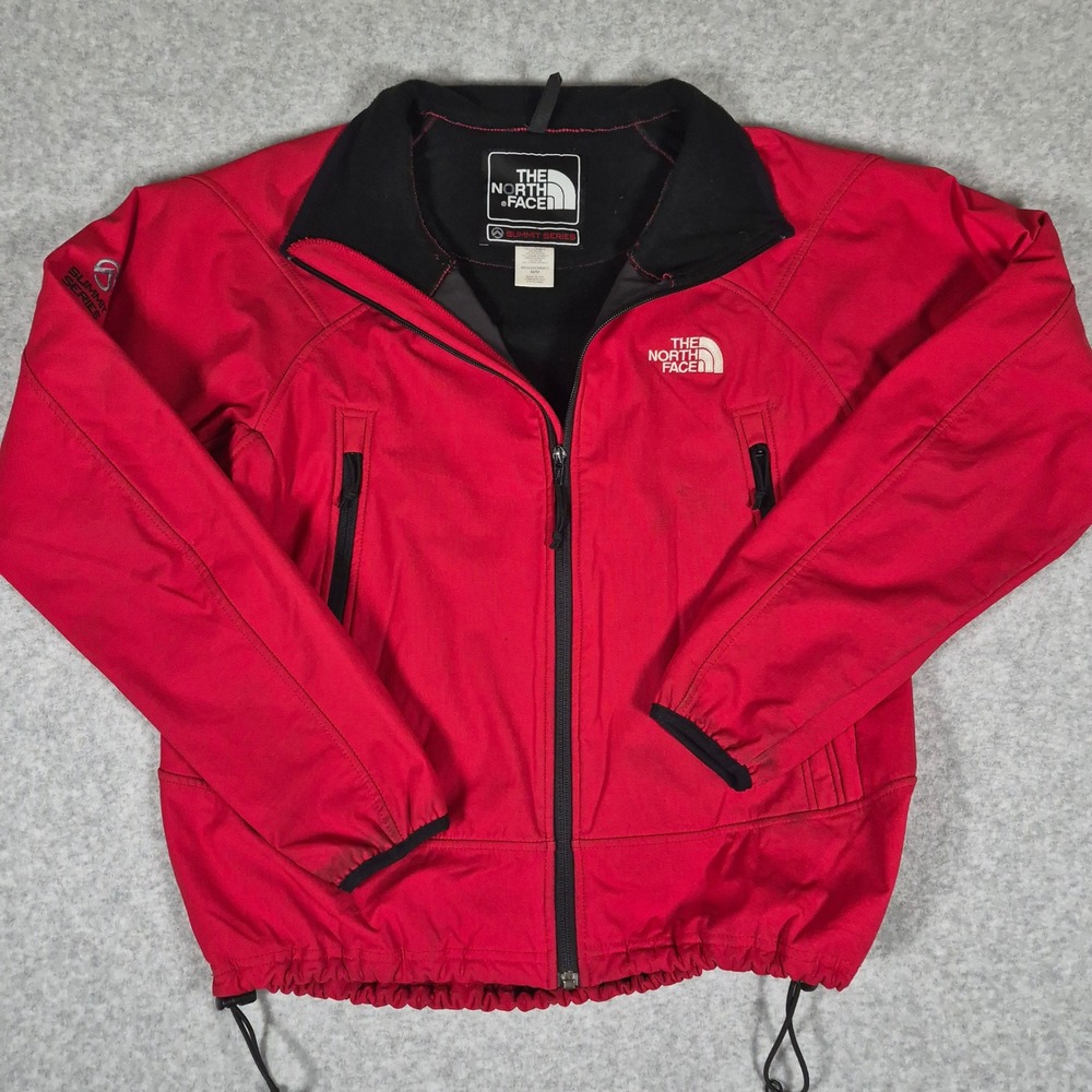 Vintage The North Face Summit Series Jacket Mens Medium Red PolarTec USA Made